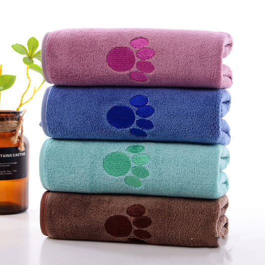 Schnelltrocknendes Polyester-Haustierhandtuch für Katzen und Hunde